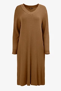 Women's Knit Long Sleeve Dress | M
