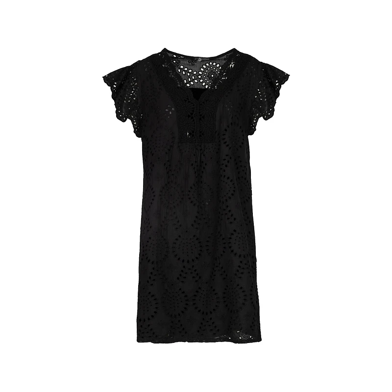 M Made Italy — Women's Woven and Knitted Short Sleeve Dress