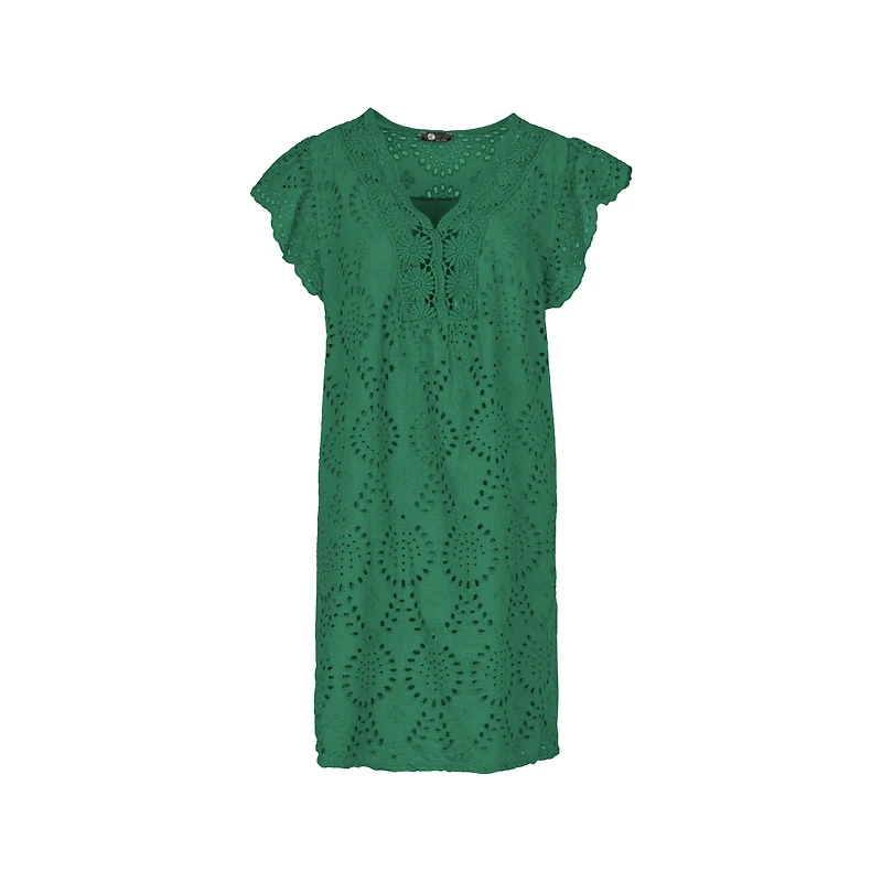 M Made Italy — Women's Woven and Knitted Short Sleeve Dress