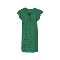 M Made Italy — Women's Woven and Knitted Short Sleeve Dress
