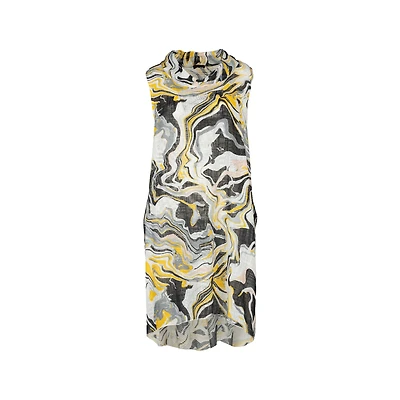 M Made Italy — Robe tissée sans manches pour femme
