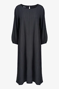 Women's Woven Crew-Neck A-Line Dress | M