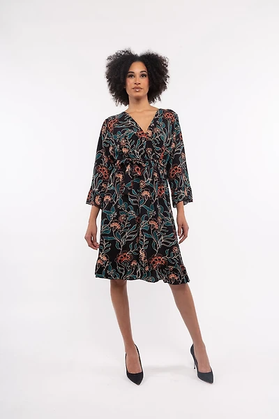 Women’s Woven 3/4 Sleeve Dress | M