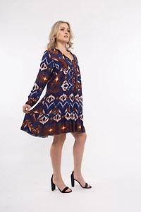 Women’s Woven Long Sleeve Dress | M