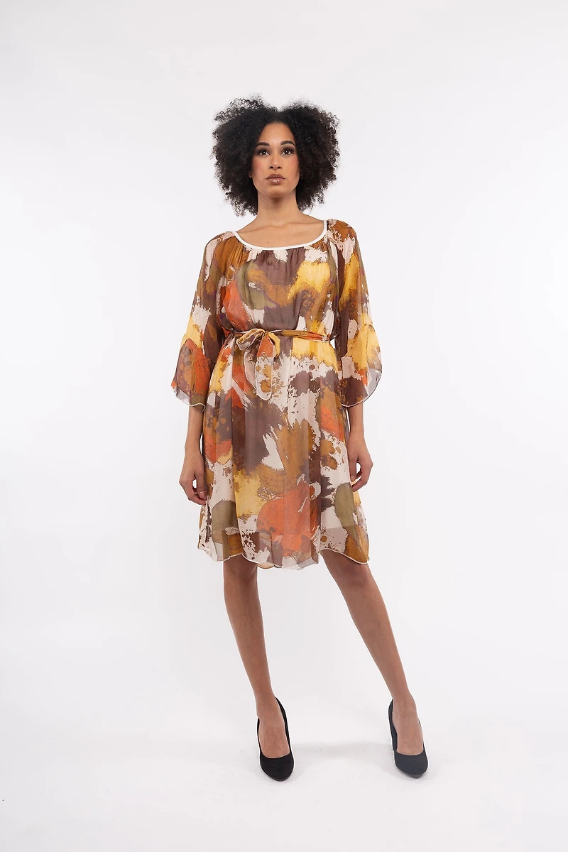 Women’s Woven 3/4 Sleeve Dress | M