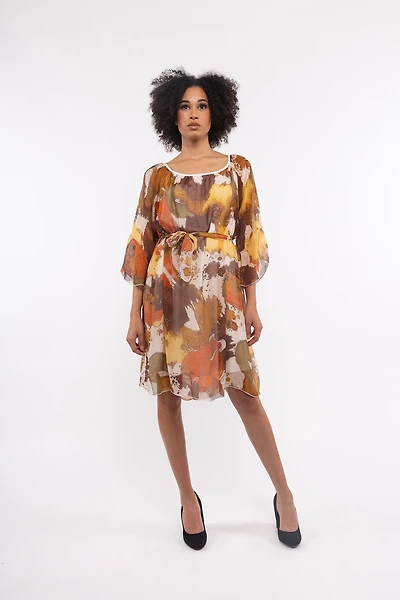 Women’s Woven 3/4 Sleeve Dress | M