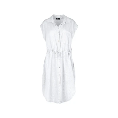 M Made Italy — Robe tissée sans manches pour femme