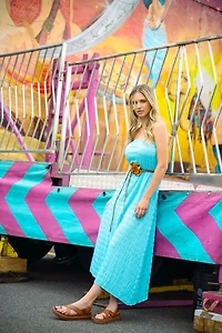 Astrid — Women's Woven Maxi Dress