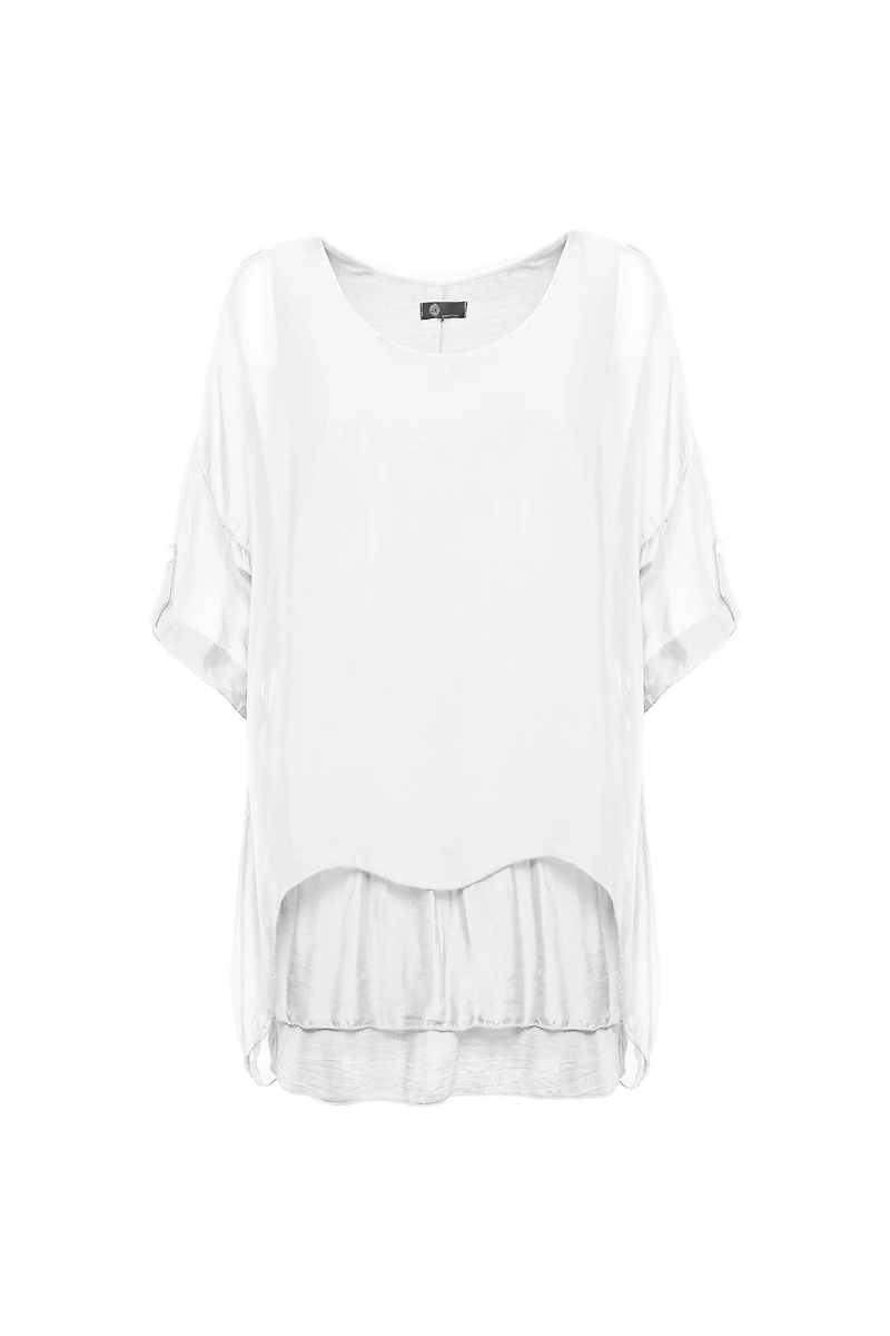 Women’s Woven 3/4 Sleeve Tunic | M