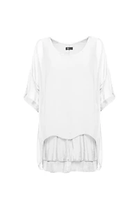 Women’s Woven 3/4 Sleeve Tunic | M