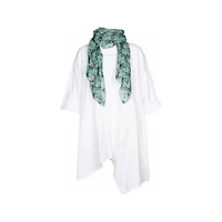 M Made italy — Women's Knitted 3/4 Sleeve Tunic