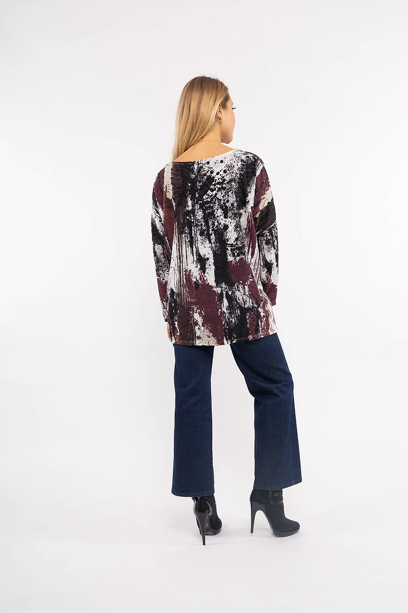 Women’s Knit Long Sleeve Tunic | M