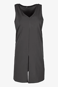 Women's Knit Sleeveless V-Neck Tunic | M