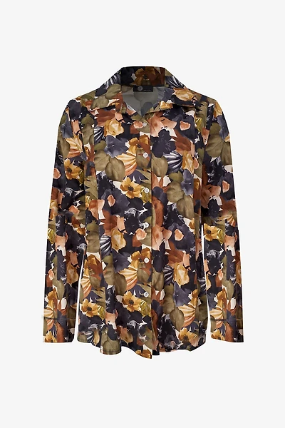 Women's Woven Button-Down Shirt | M