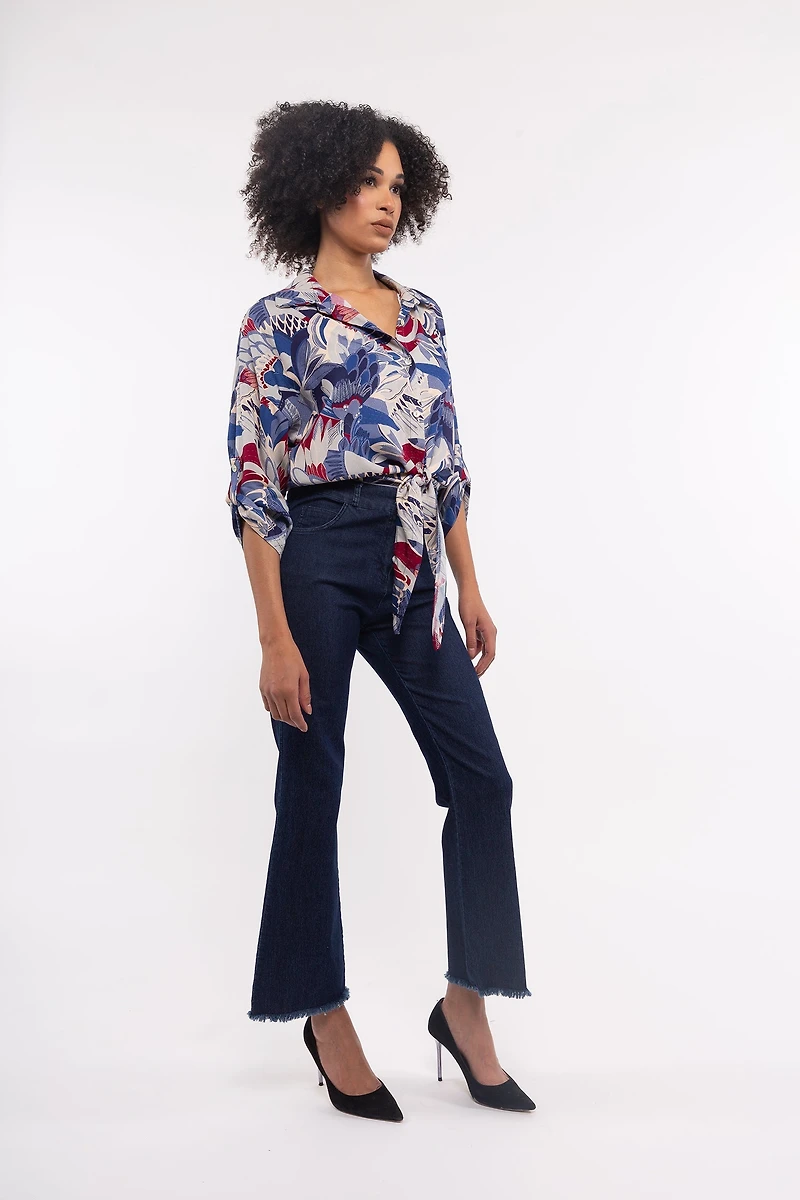 Women’s Woven Long Sleeve Shirt | M