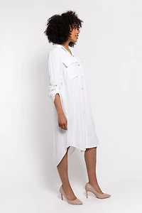 Women's Woven Long Sleeve Shirt | M Made Italy