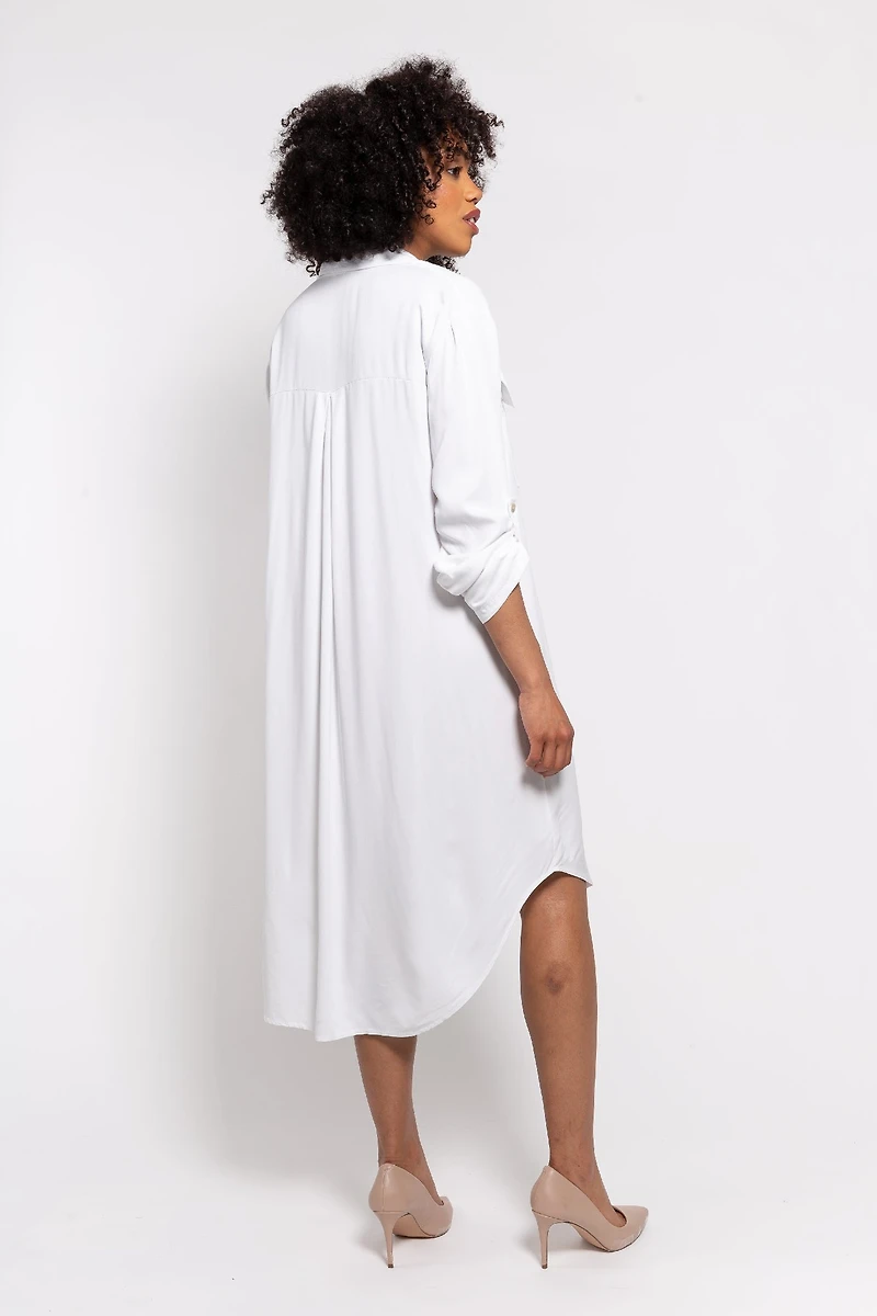 Women's Woven Long Sleeve Shirt | M Made Italy