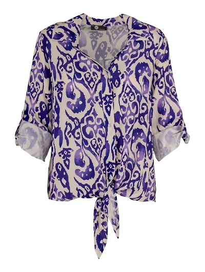 M Made Italy – Chemise tissée pour femme Combo Viola