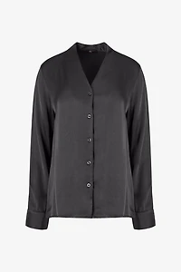 Women's Woven Button Down Shirt | M