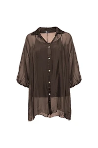 Women’s Woven 3/4 Sleeve Shirt | M