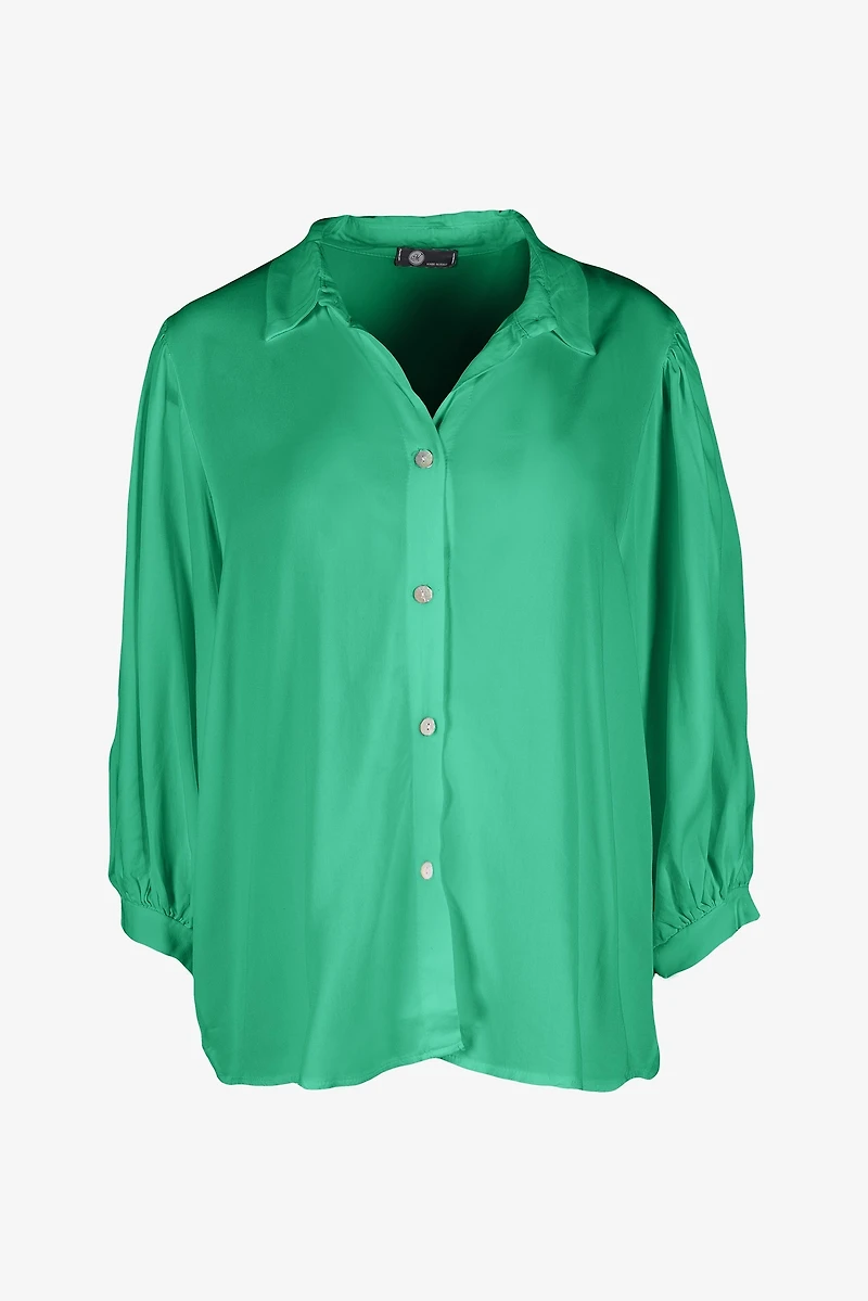 Women's Woven Button-Down Shirt | M