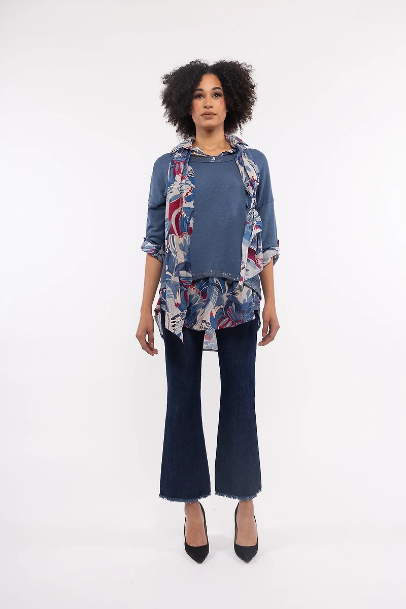 Women’s Woven Long Sleeve Shirt | M