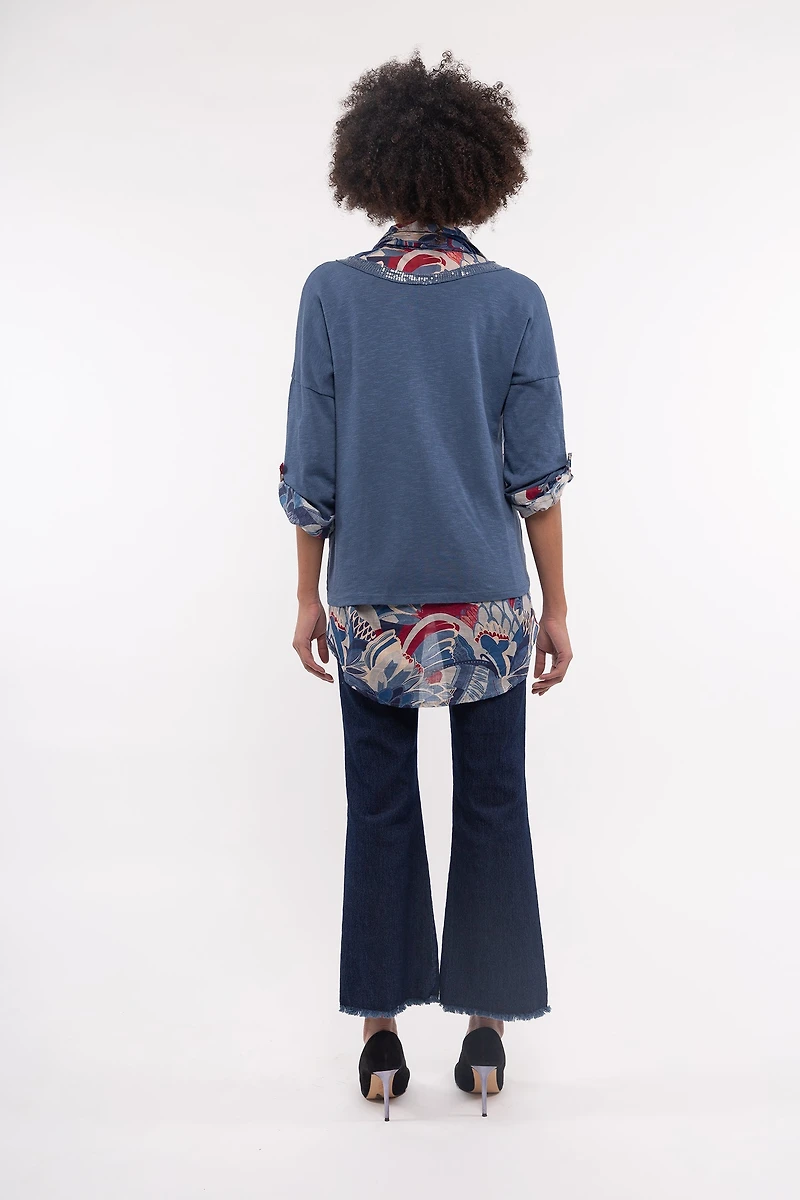 Women’s Woven Long Sleeve Shirt | M