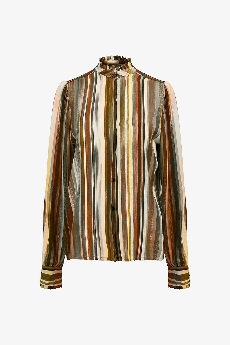 Women's Woven Button-Down Shirt | M