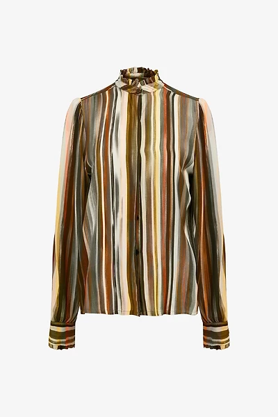 Women's Woven Button-Down Shirt | M