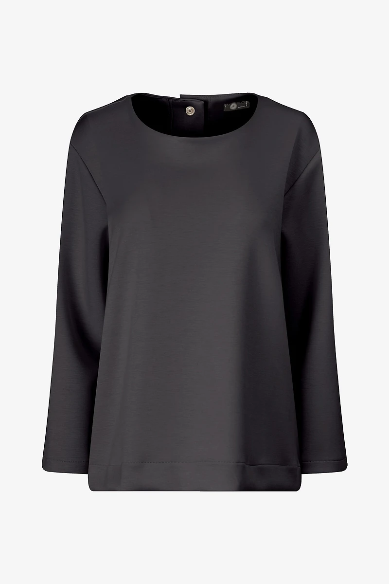 Women's Knit Crew-Neckline Sweatshirt | M