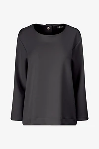 Women's Knit Crew-Neckline Sweatshirt | M