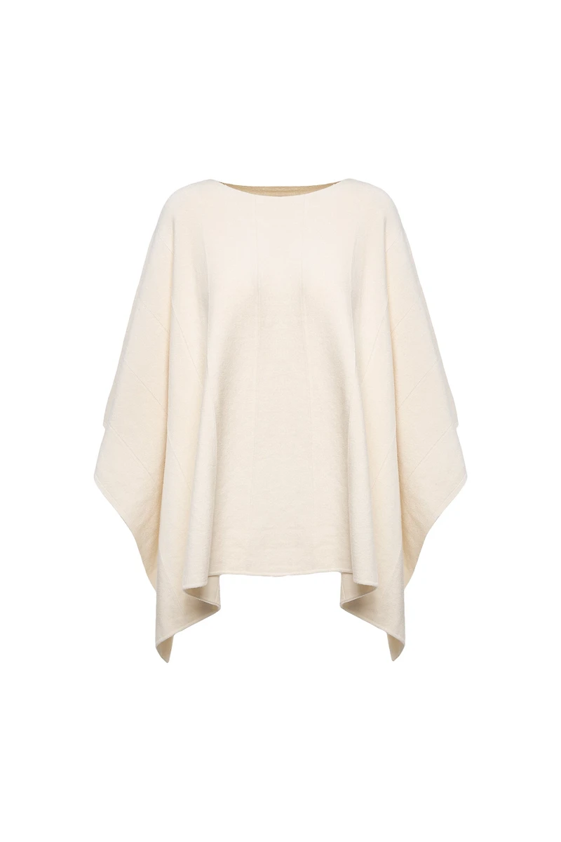 Women’s Knit Poncho | M