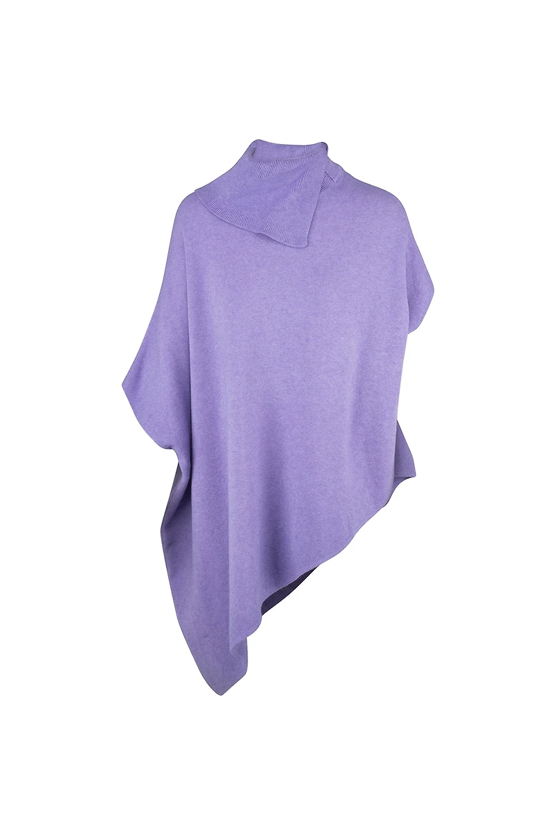 Women's Knit Poncho | M