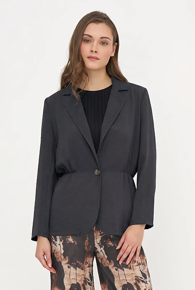 Women's Woven Blazer