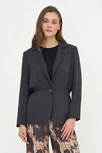 Women's Woven Blazer