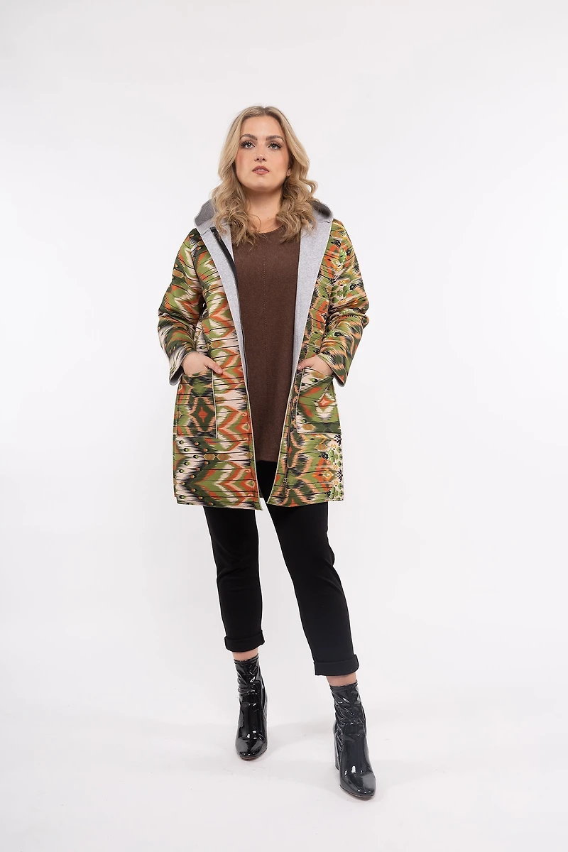 Women’s Knit Long Sleeve Coat | M