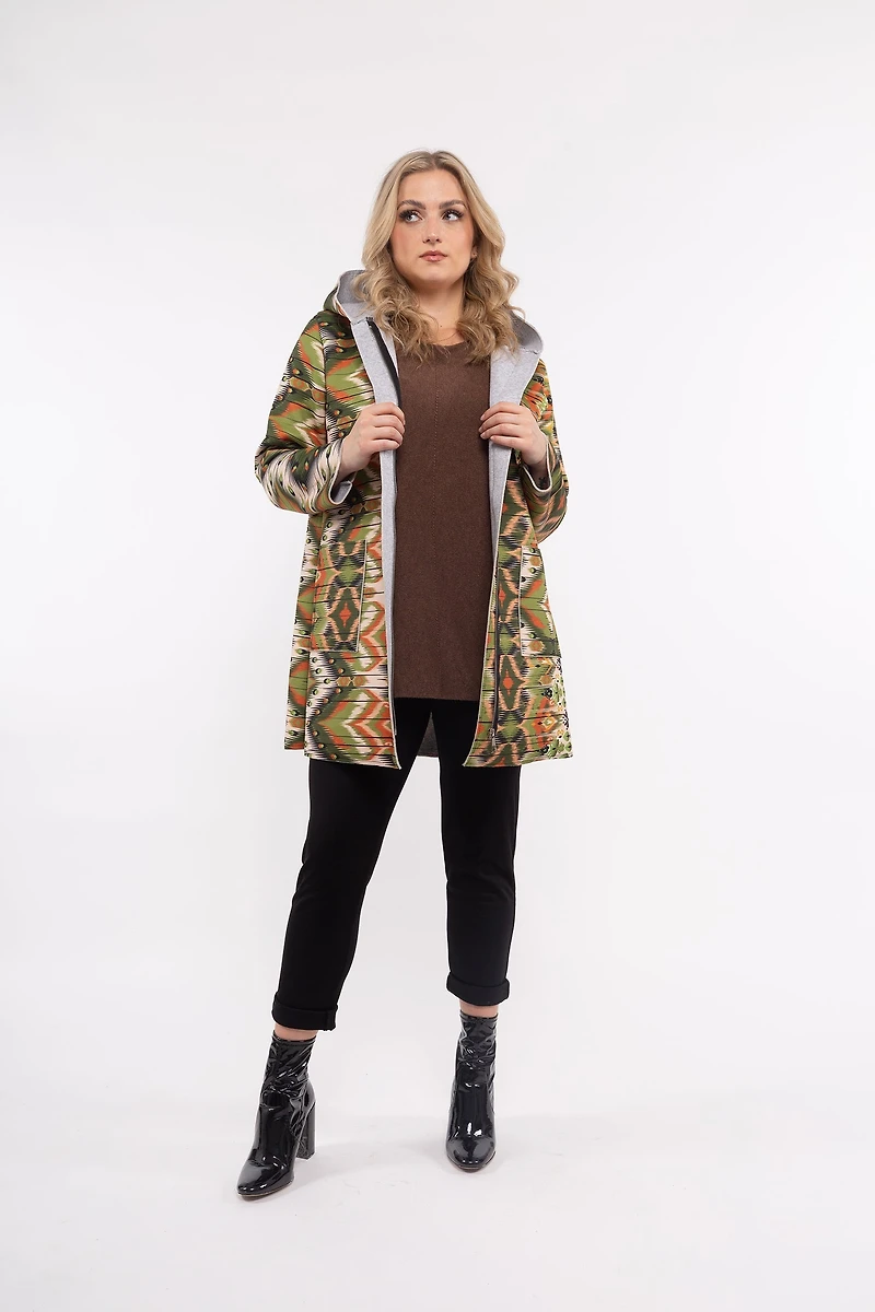 Women’s Knit Long Sleeve Coat | M