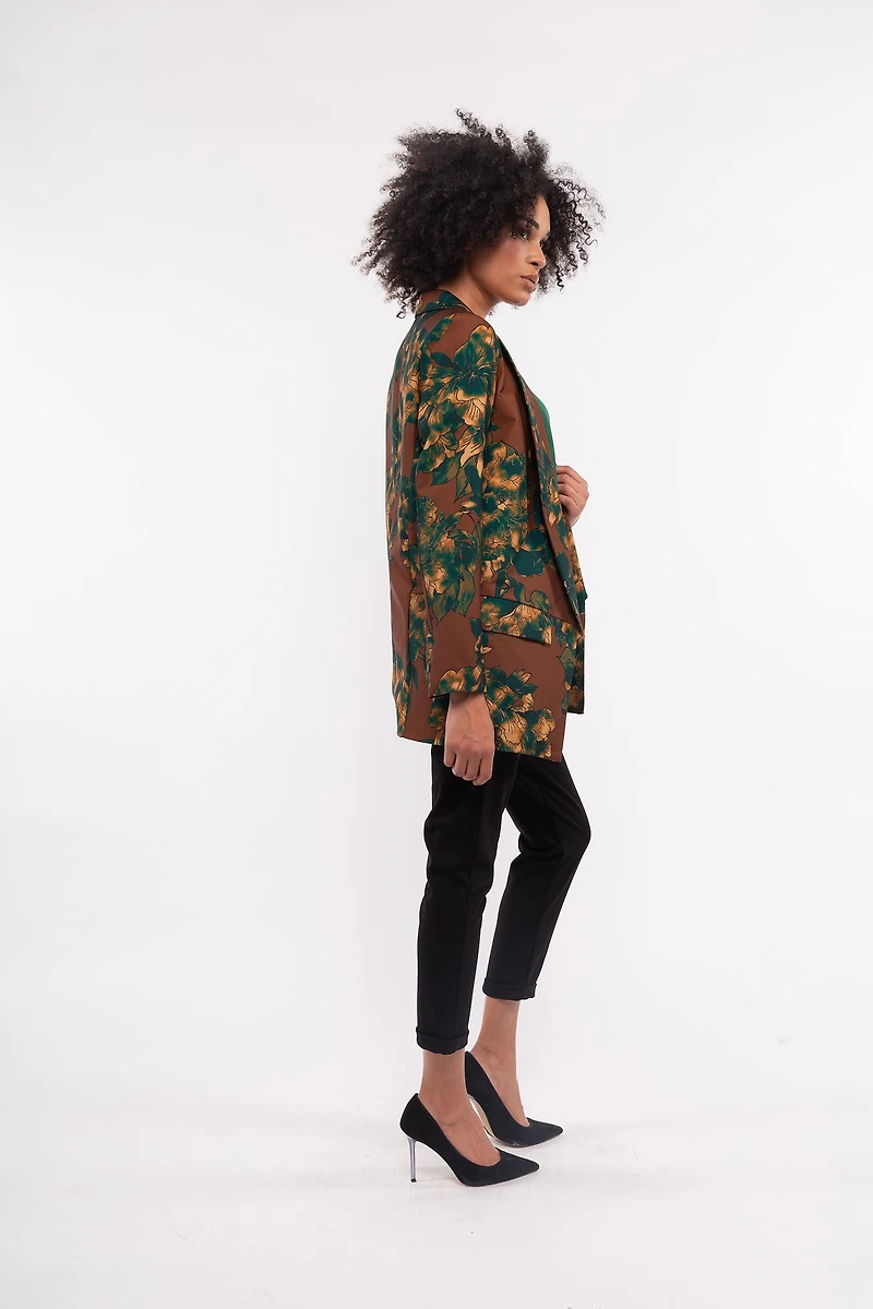 Women’s Woven Long Sleeve Blazer | M