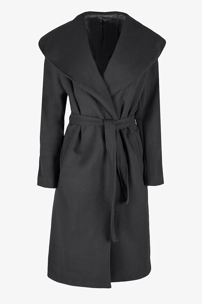 Women's Woven Long Coat | M