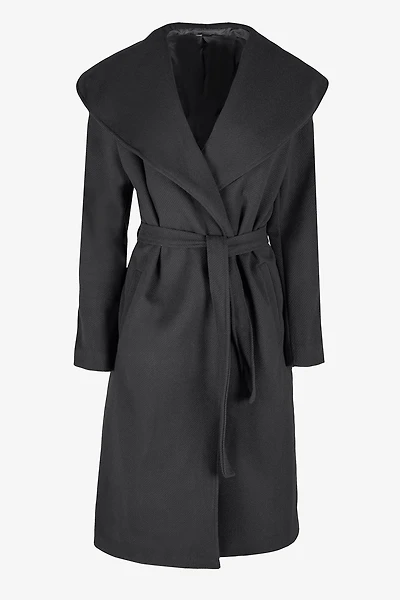 Women's Woven Long Coat | M