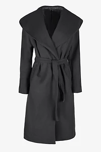 Women's Woven Long Coat | M
