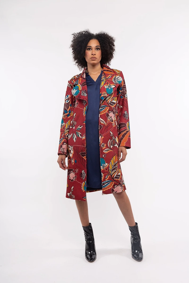 Women’s Knit Long Sleeve Coat | M