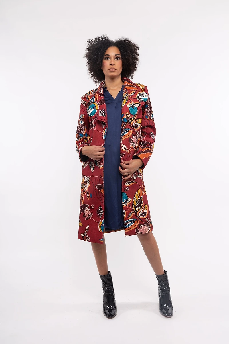 Women’s Knit Long Sleeve Coat | M