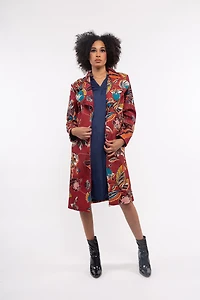 Women’s Knit Long Sleeve Coat | M
