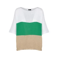 M Made Italy — Women's Knitted Half Sleeve Sweater