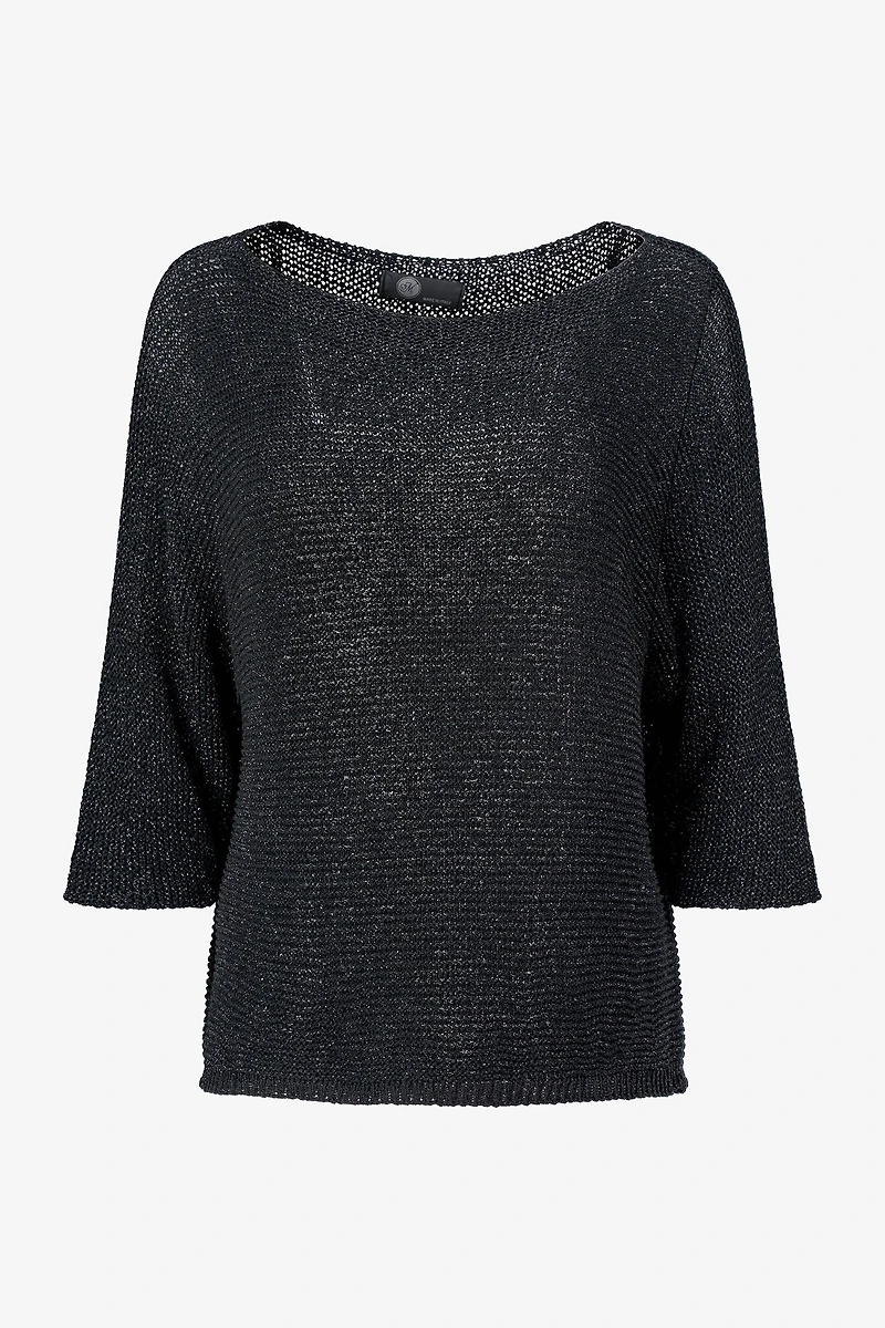 Women's Knit Boat-Neck Sweater | M