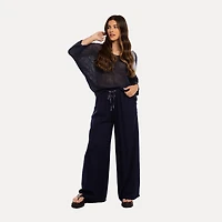 M Made Italy — Women's Knitted Three-Quarter Sleeve Sweater