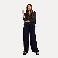 M Made Italy — Women's Knitted Three-Quarter Sleeve Sweater