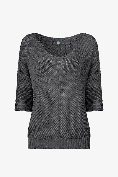 Women's Knit V-Neckline Sweater | M