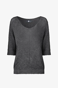 Women's Knit V-Neckline Sweater | M